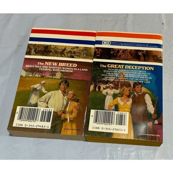 Lot Of 2 DOUGLASS ELLIOT An American Patriot Books 1 & 2 New Breed, Deception - Picture 3 of 3